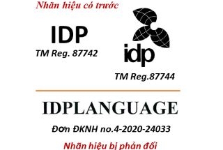 Đơn đăng ký nhãn hiệu IDPLANGUAGE bị phản đối